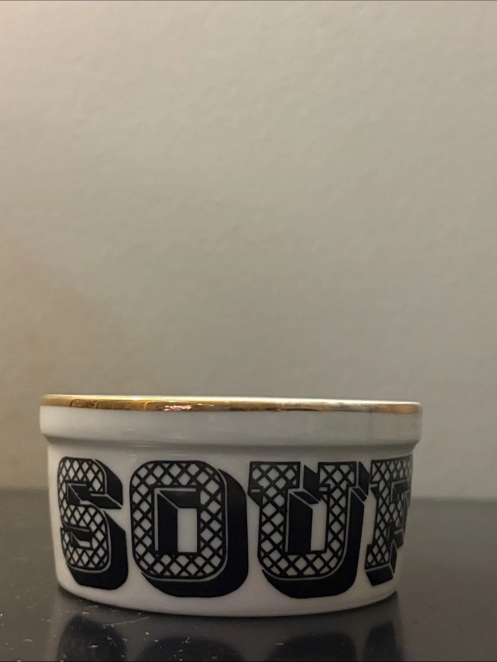 Vintage Soufflé Dish